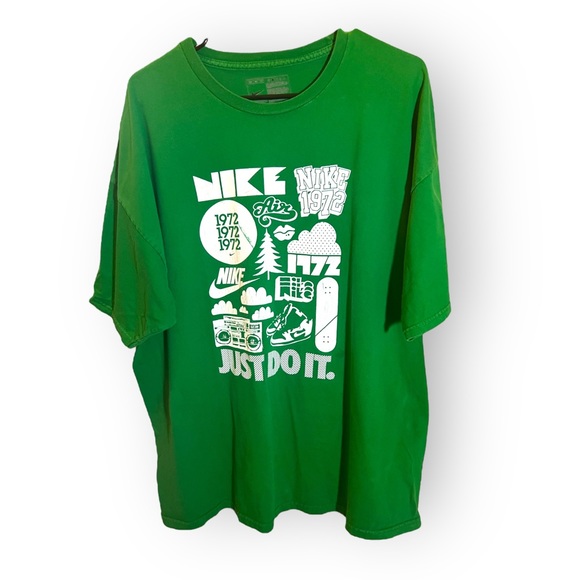 Nike 1972 Retro Style Vintage Images Just Do It T-Shirt Size XXL Unisex EUC - Picture 5 of 8
